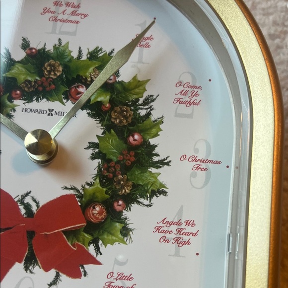 Howard Miller Carols of Christmas Musical Clock 🕰️ NWOT - Picture 7 of 16